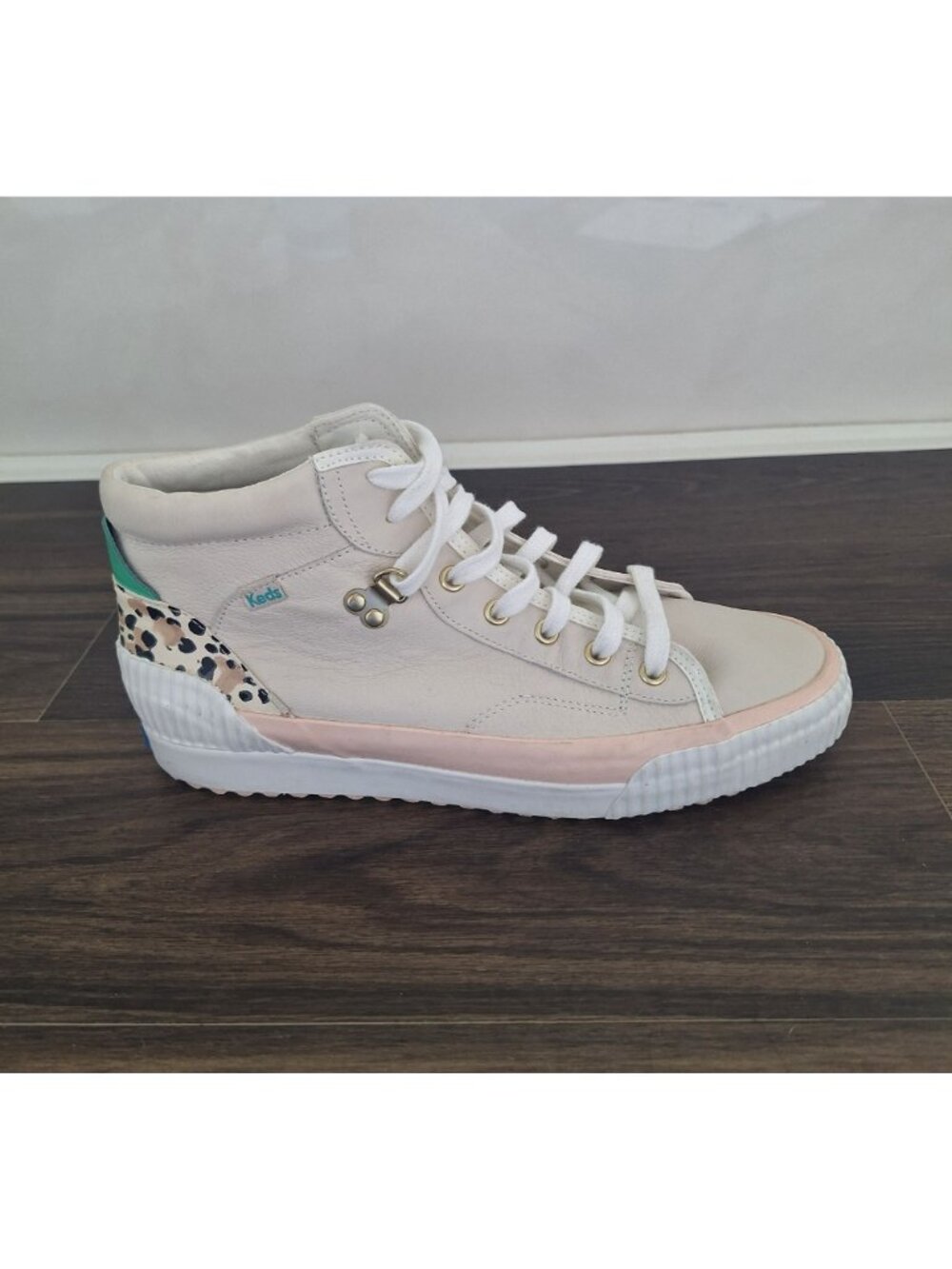 NWOT Keds Leather High Tops Size 11 Comfy Casual Streetwear Cute Outfit - Picture 5 of 7
